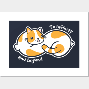 Infinity cat Posters and Art